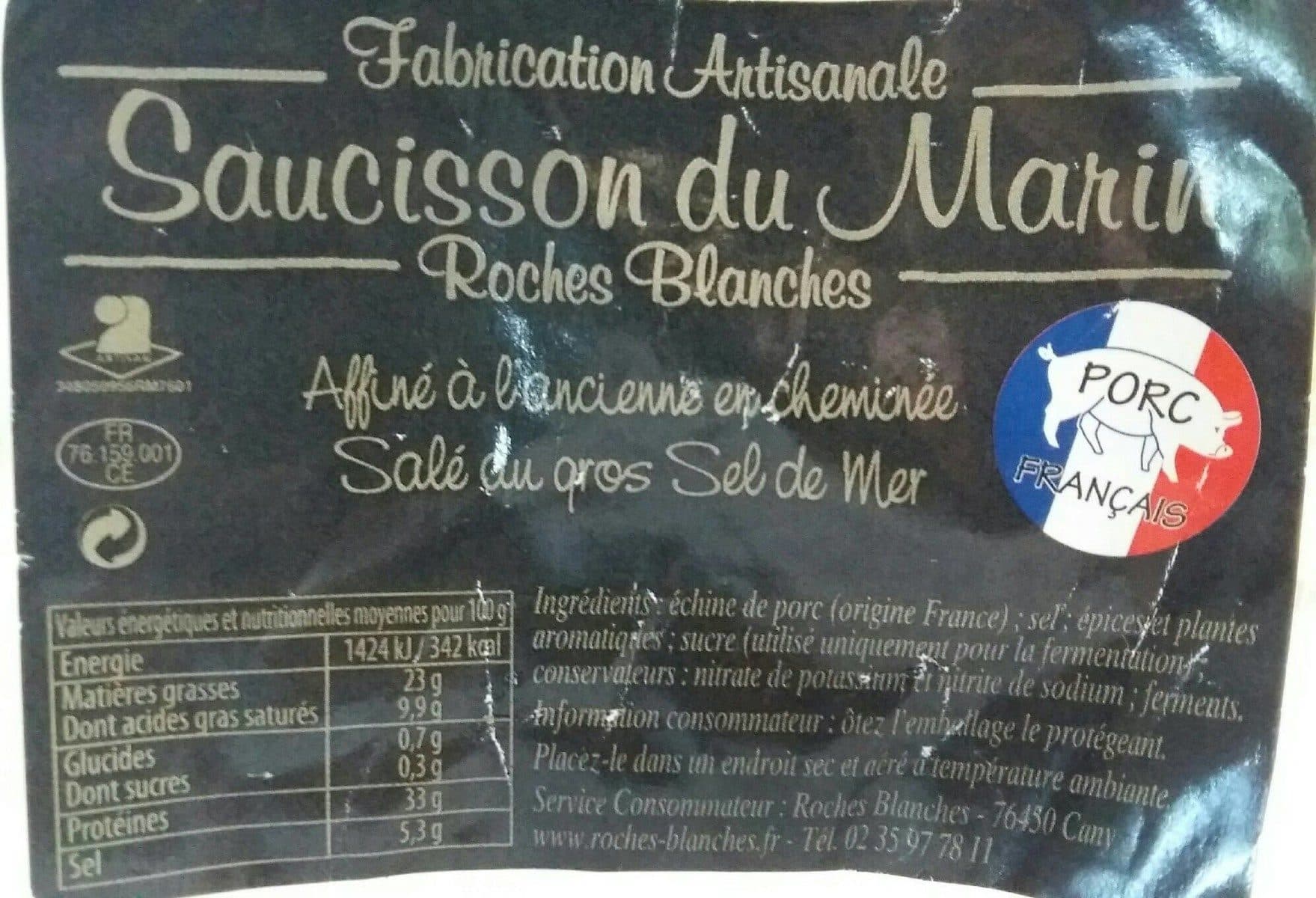 Open Food Facts Saucisson du Marin packshot