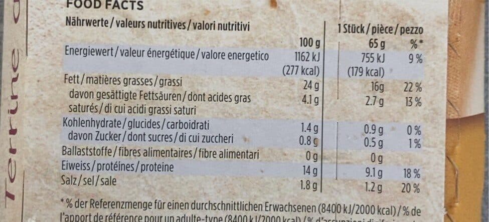 Le Patron Terrine au poivre packshot