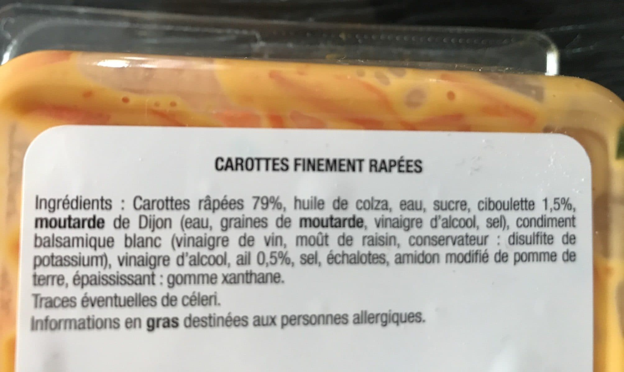 Open Food Facts Carottes rapees packshot