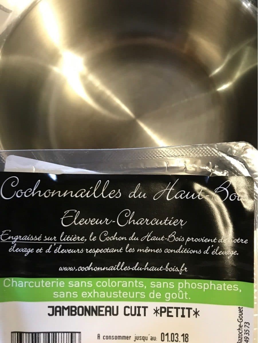 Cochonnailles Du Haut bois Jambonneau cuit packshot
