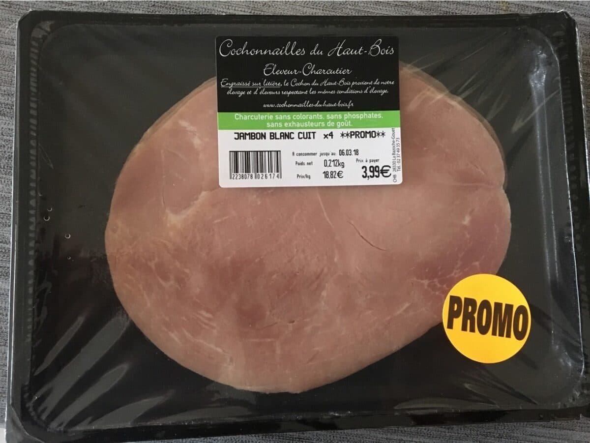 Cochonnailles du Haut-Bois Jambon blanc cuit packshot