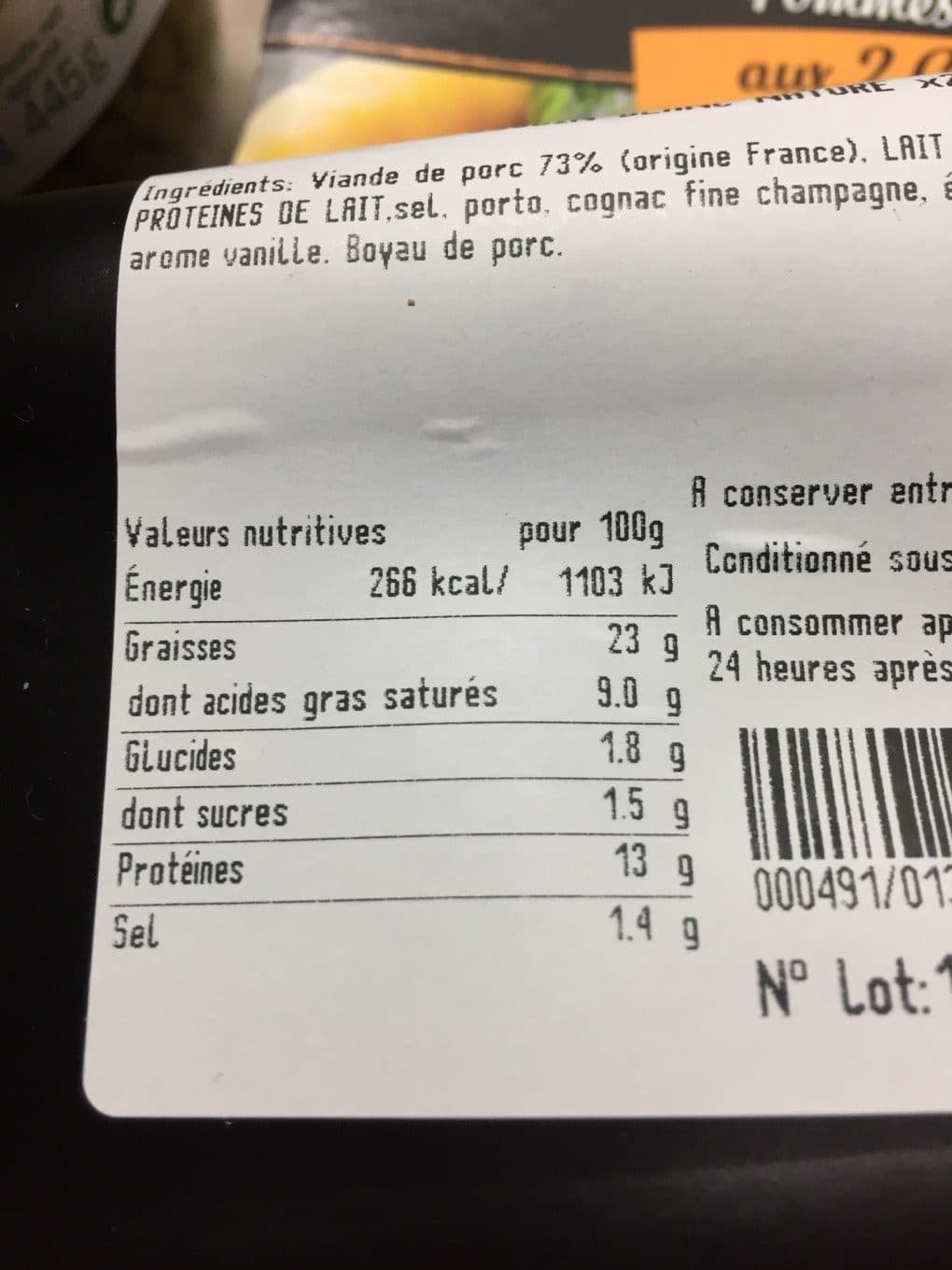 Cochonnailles Du Haut Bois Boudin blanc packshot