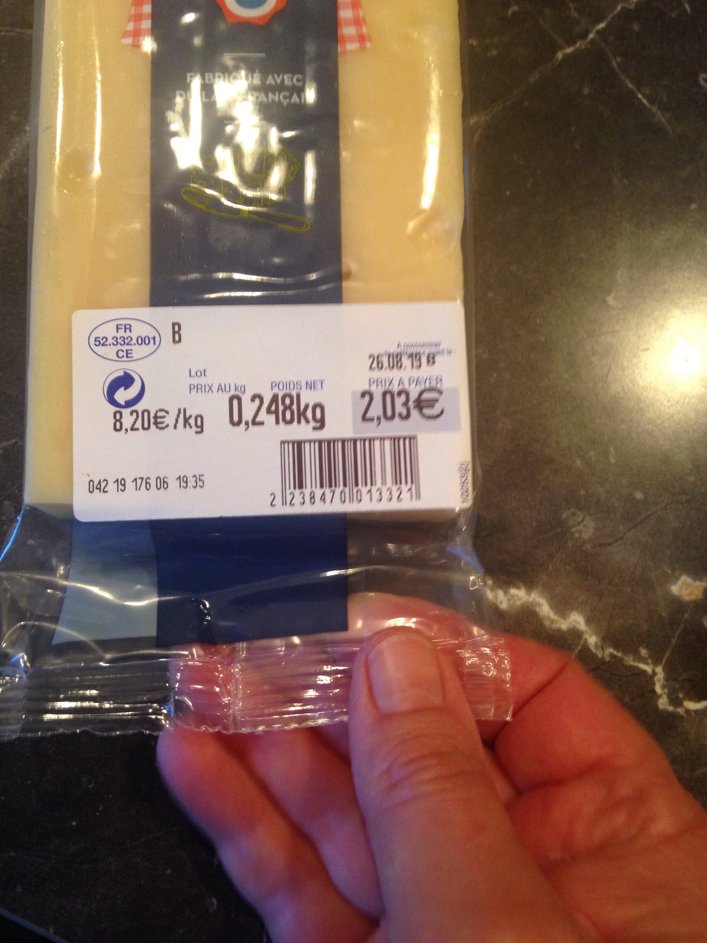 Tendre Pré Emmental Francais packshot