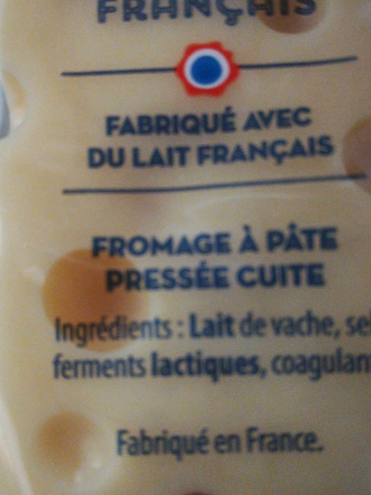 Open Food Facts Emmental français packshot