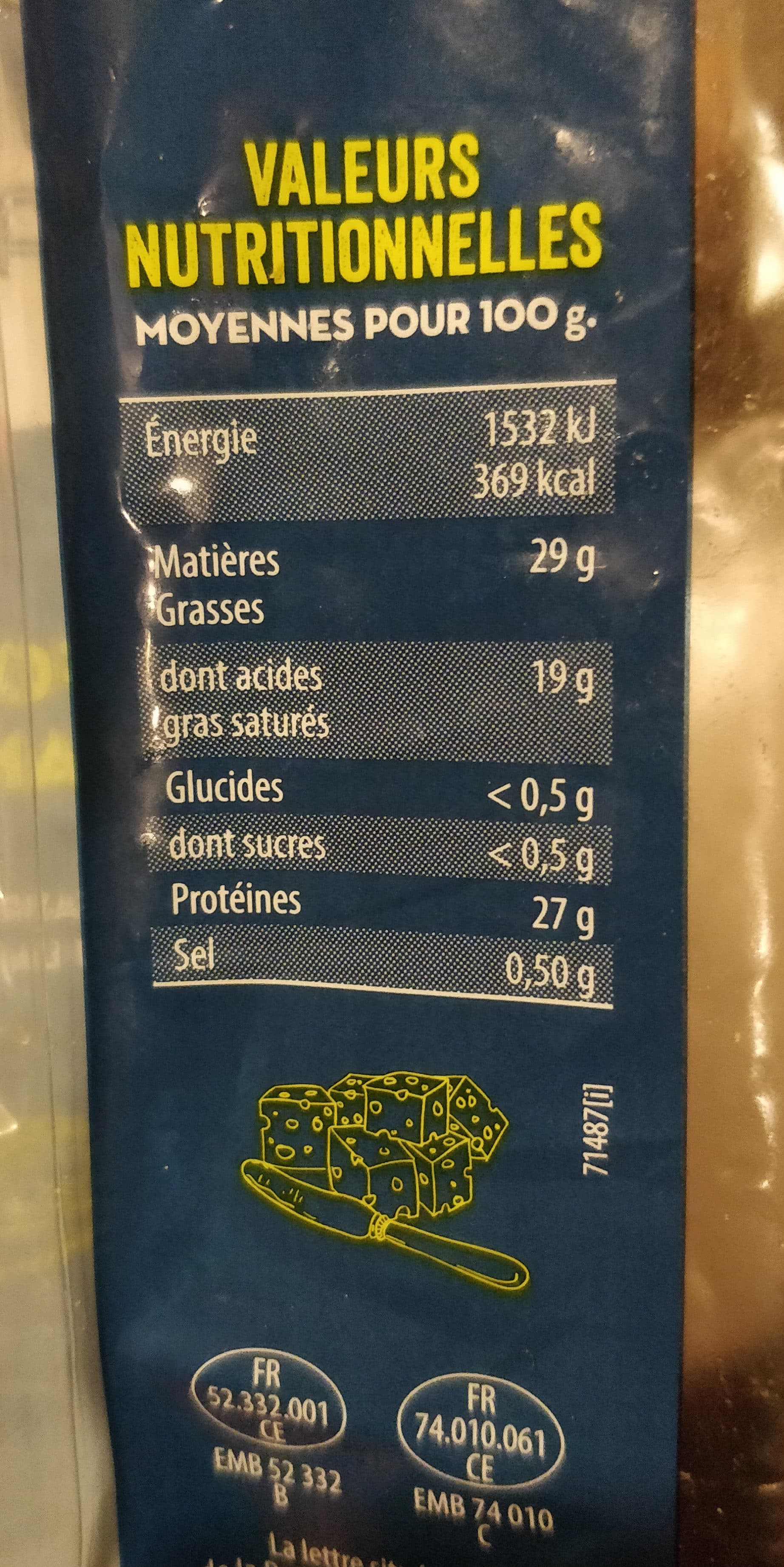 Open Food Facts Emmental francais packshot