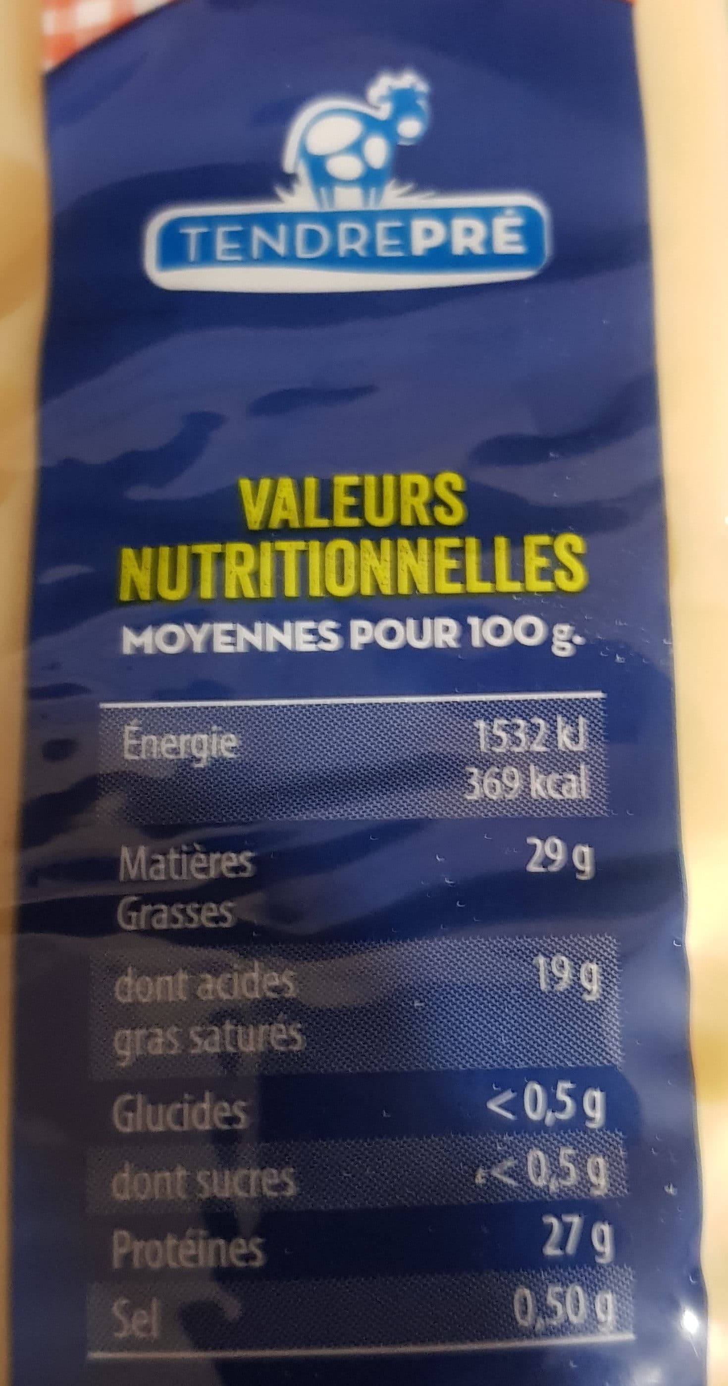 Open Food Facts Emmental français packshot