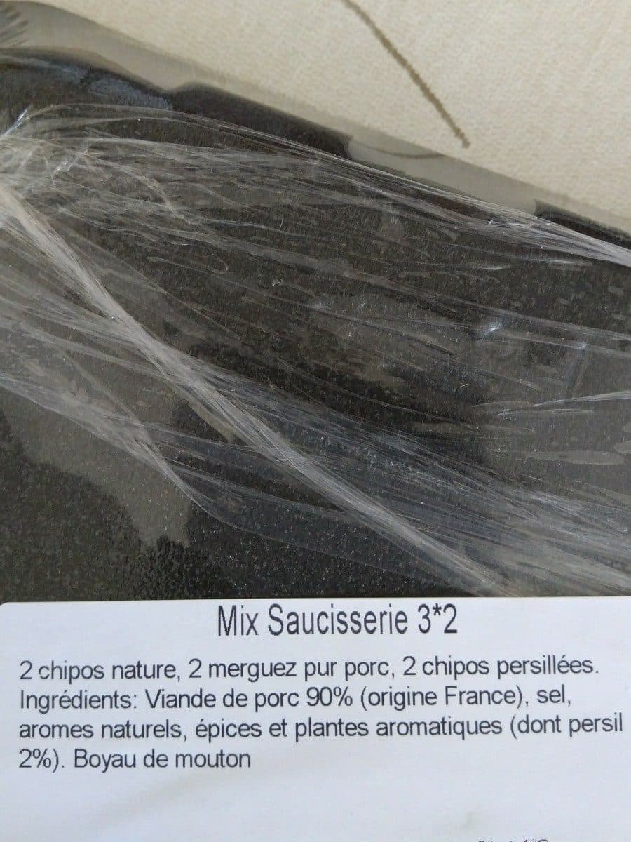 Open Food Facts Mix saucisserie packshot