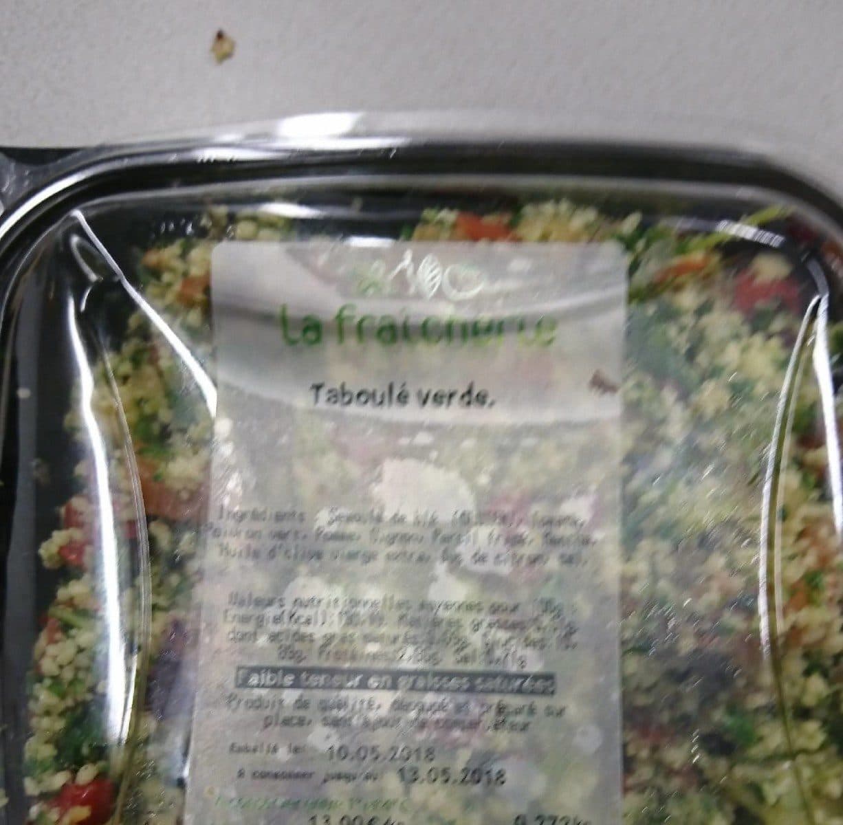 Open Food Facts Taboulé verde packshot