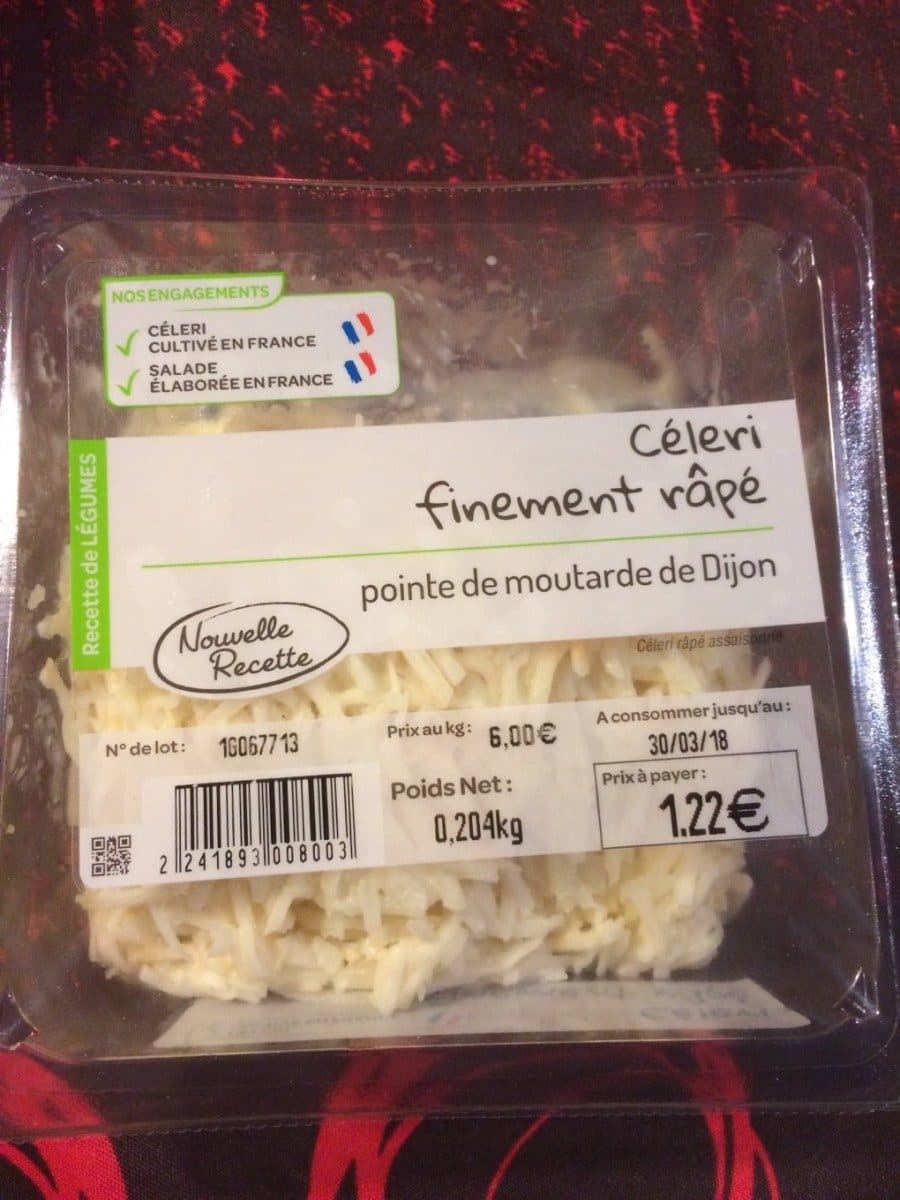 Open Food Facts Celeri packshot