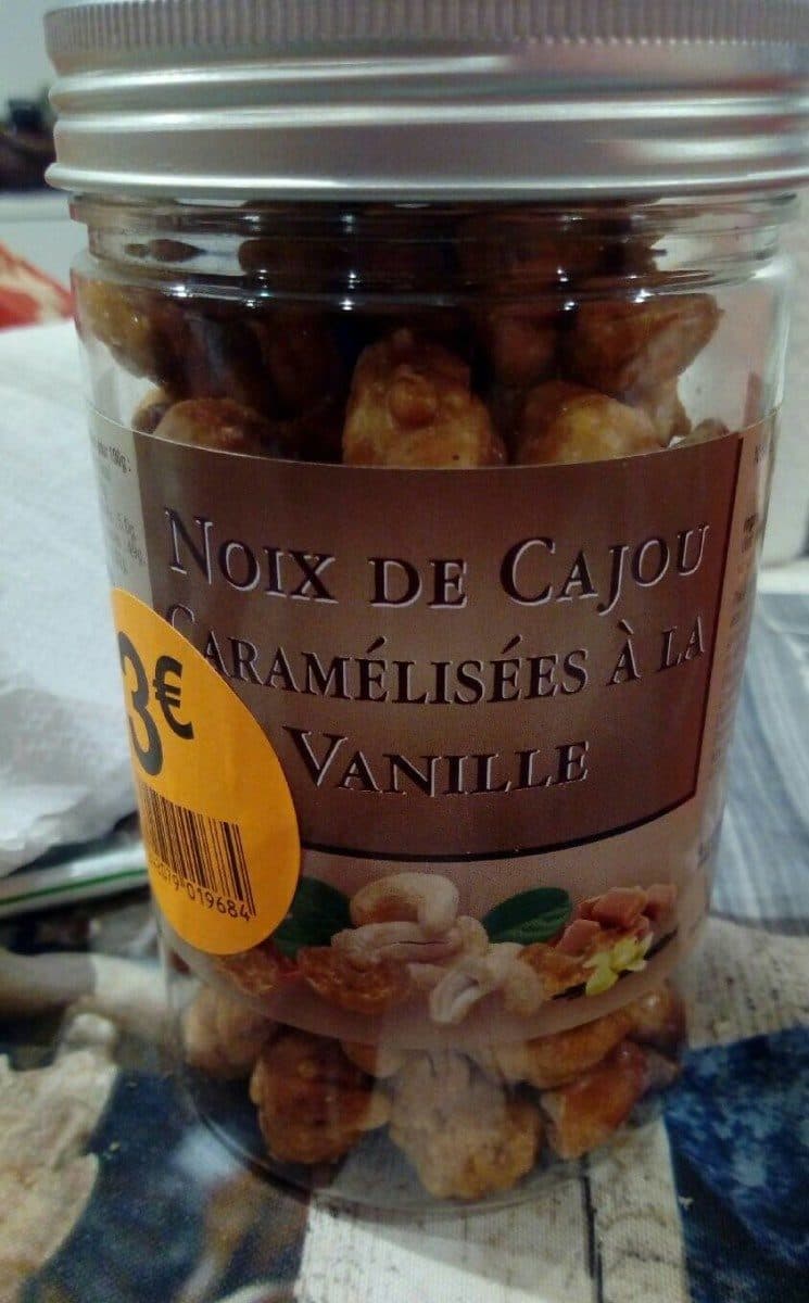 Open Food Facts Noix de cajou caramelisees a la vanille packshot