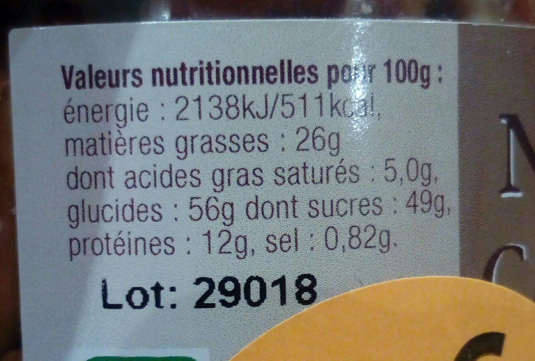 Open Food Facts Noix de cajou caramelisees a la vanille packshot