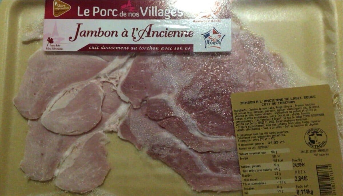 Open Food Facts Jambon a l ancienne packshot