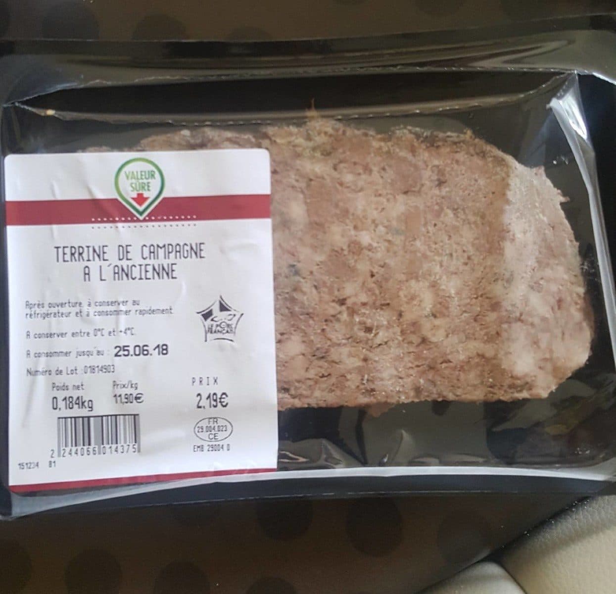 Open Food Facts Terrine de campagne a l'ancienne packshot