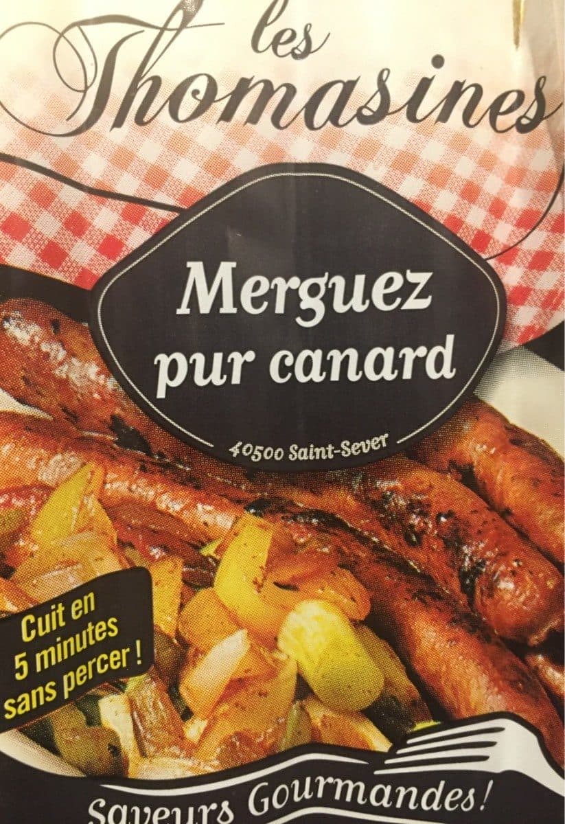 Open Food Facts Merguez pur canard packshot