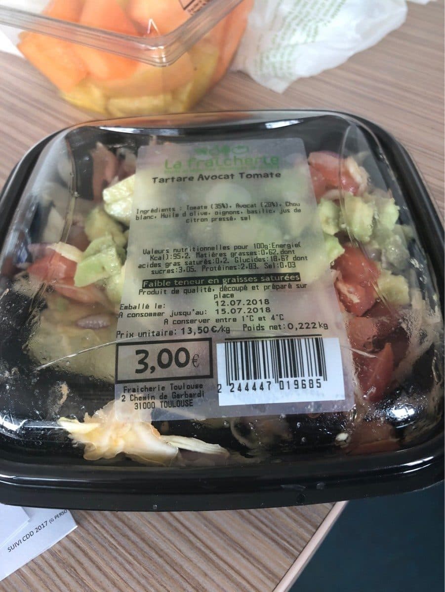 Open Food Facts Tartare avocat tomate packshot