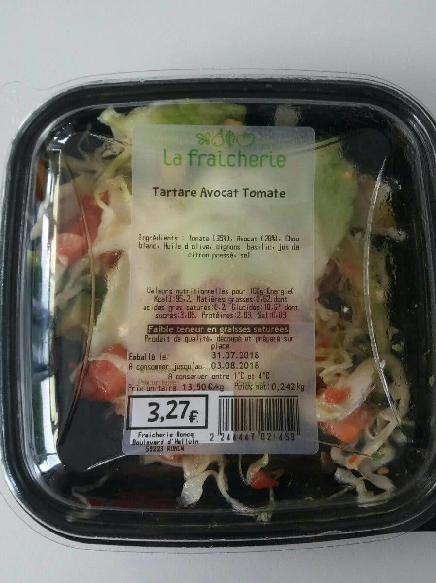 Open Food Facts Tartare avocat tomate packshot