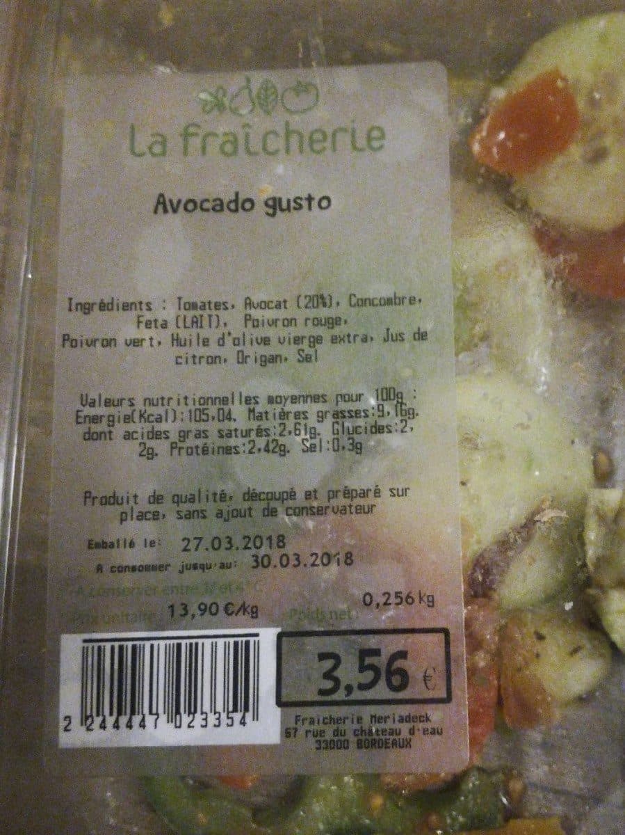 Open Food Facts Avocado gusto packshot