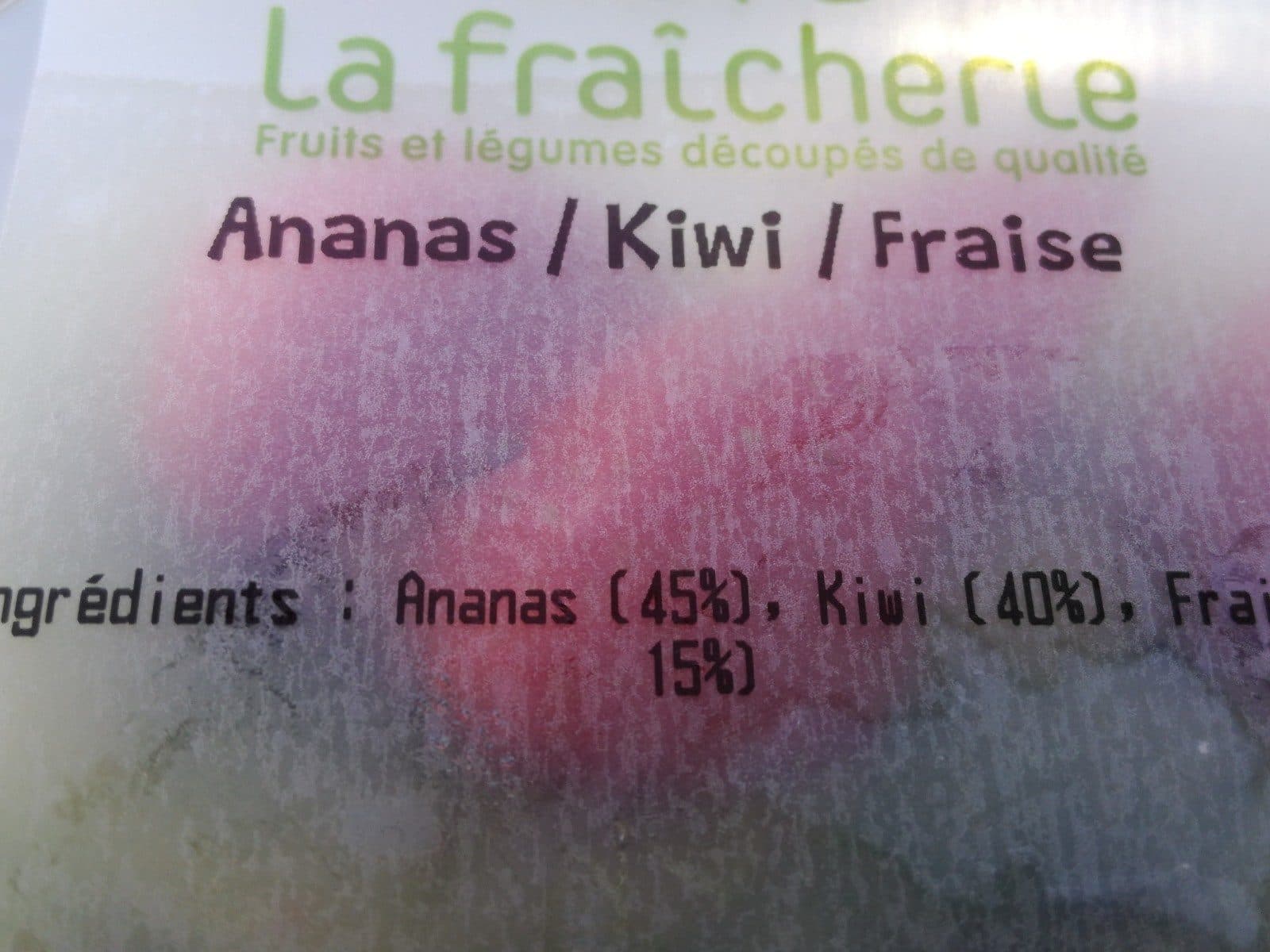 La Fraicherie Salade de fruits Ananas / Kiwi / Fraise packshot