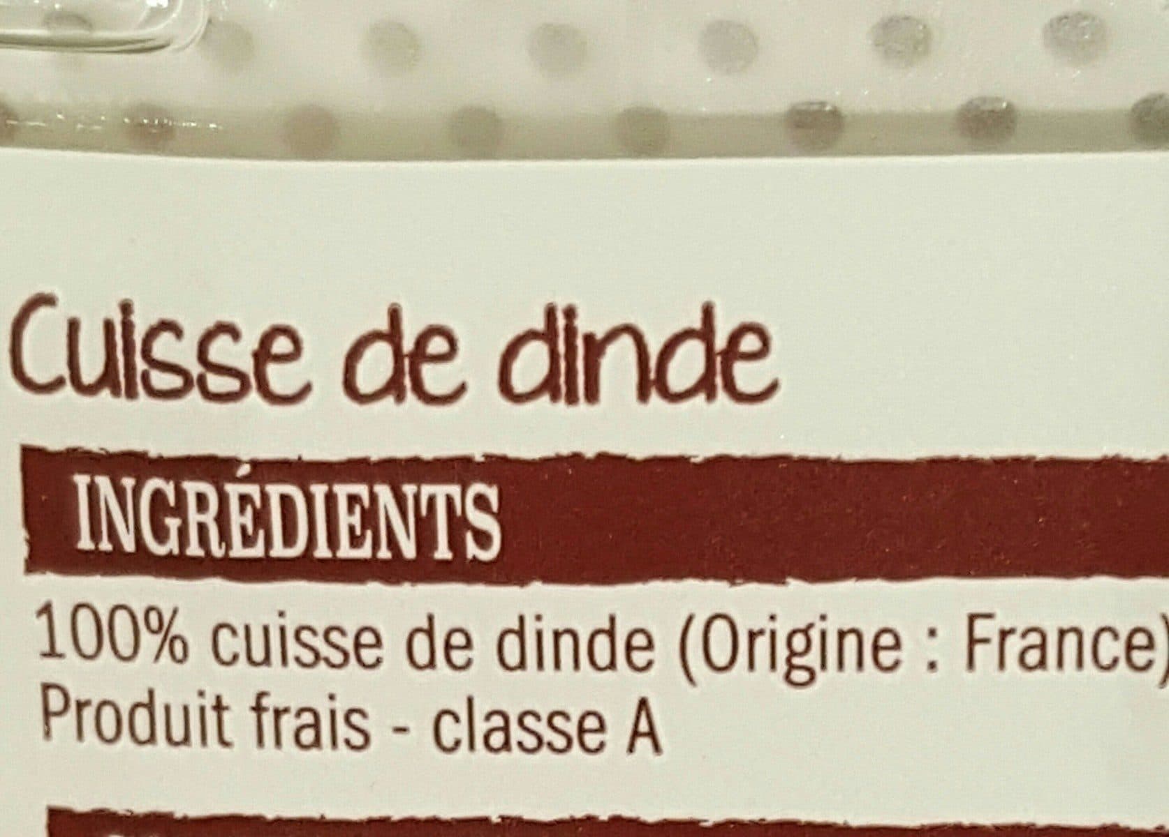 L'Etal du Volailler Cuisse de dinde packshot