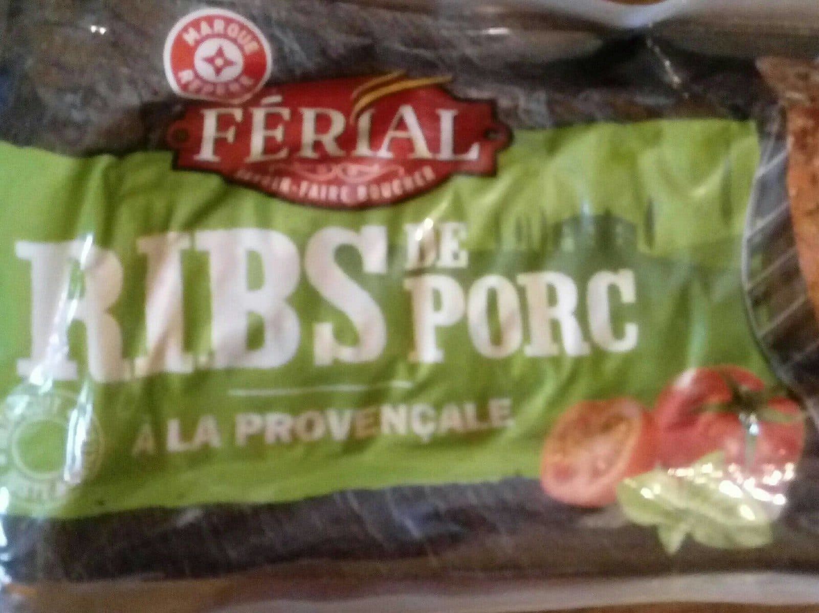 Open Food Facts Ribs de porc à la provençale packshot