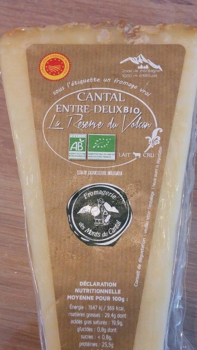 Open Food Facts Cantal entre deux packshot