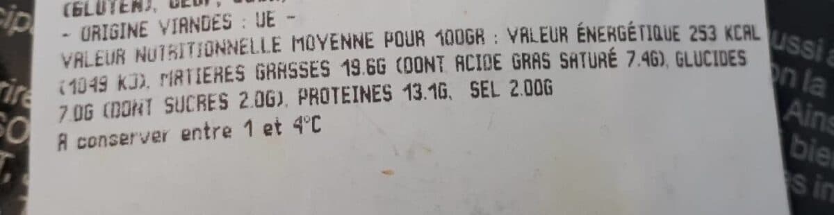 Open Food Facts Caillette aux epinard packshot