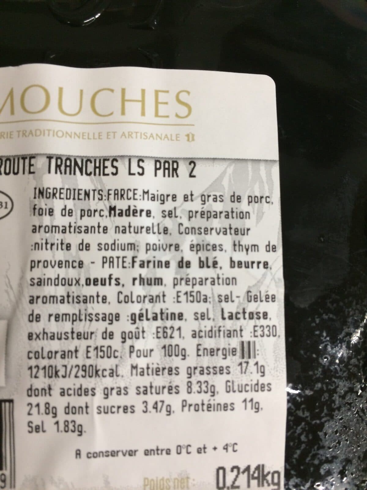 Open Food Facts Pâté en croute packshot
