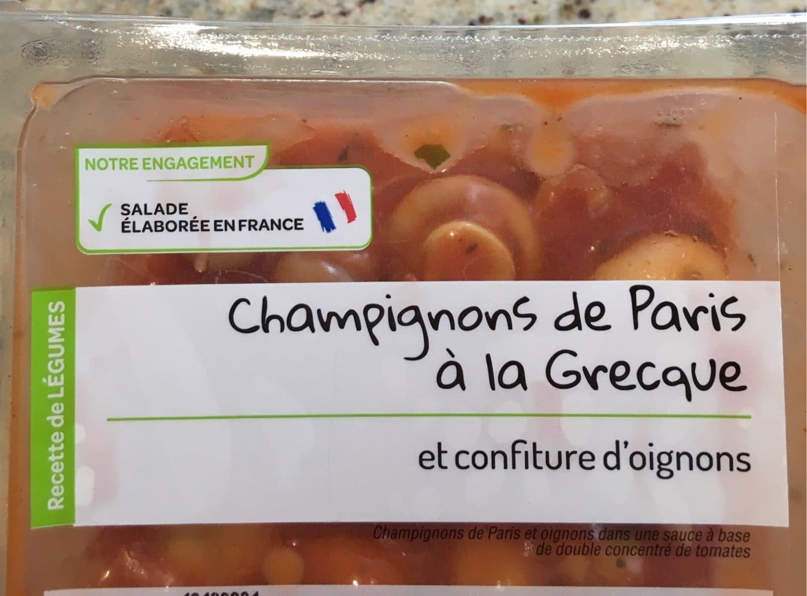Open Food Facts Champignon a la grecque packshot