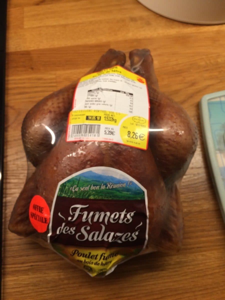 Open Food Facts Poulet fumé au bois de hetre packshot