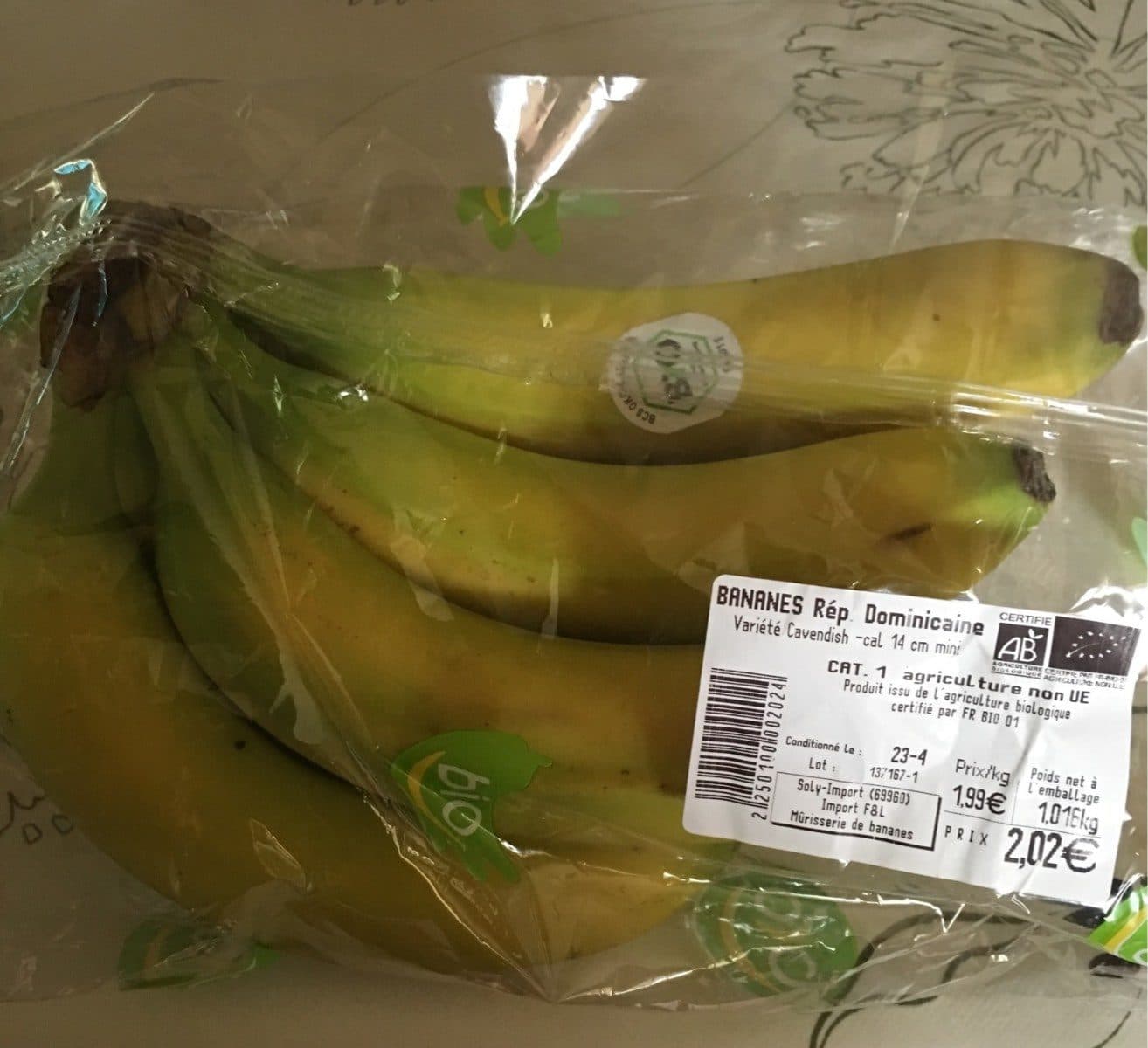 Open Food Facts Bananes packshot