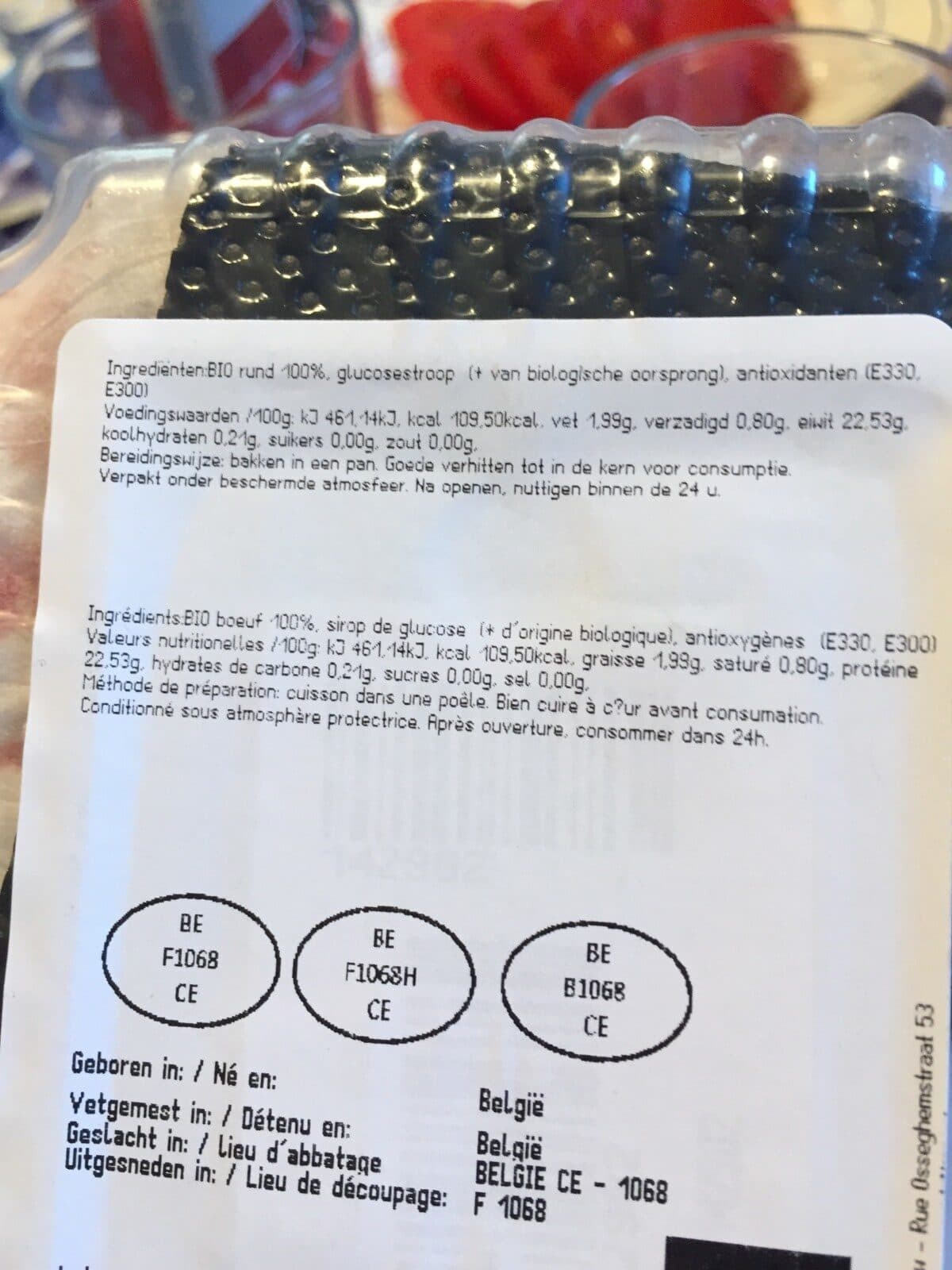 Delhaize Americain nature bio packshot