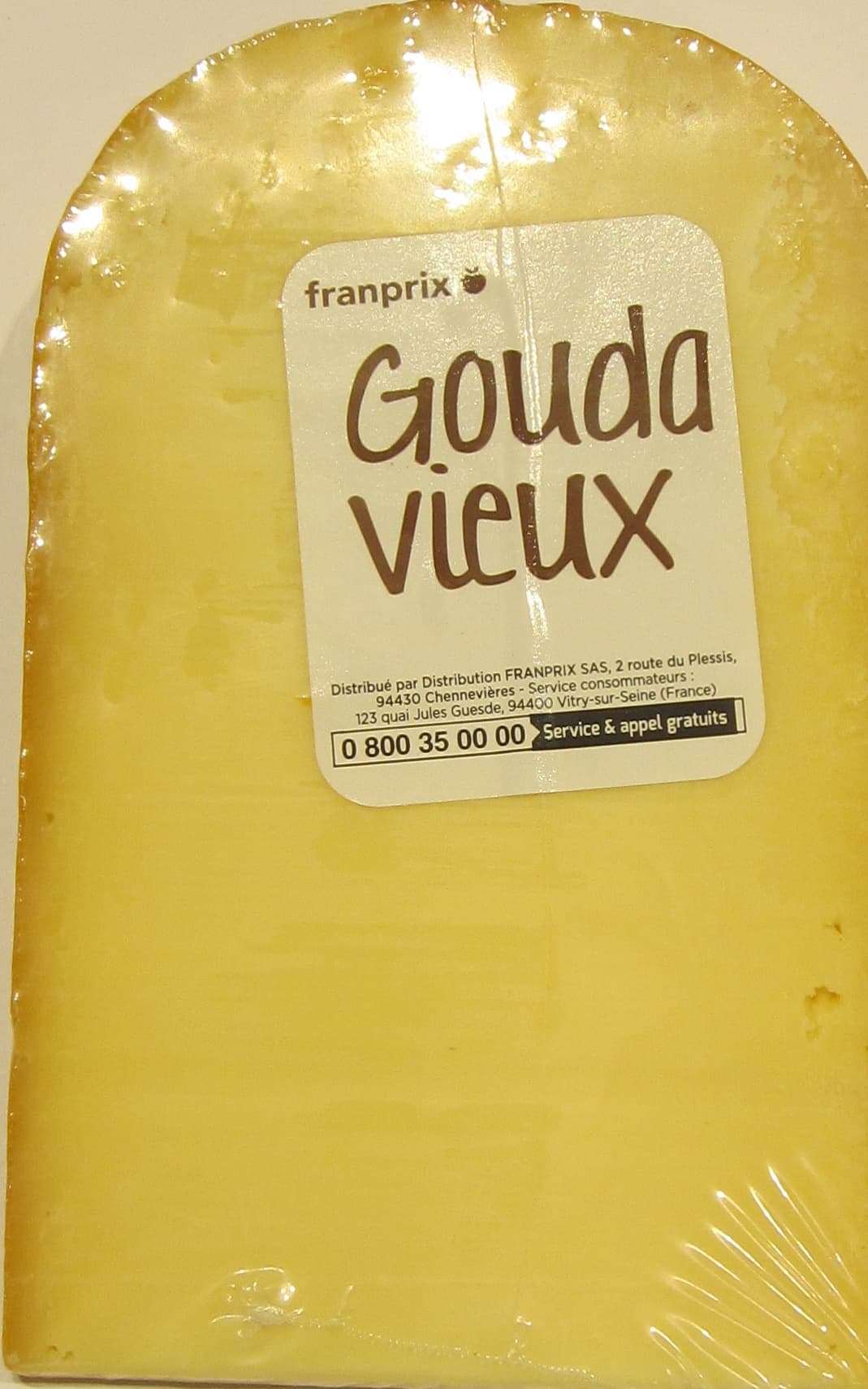 Franprix Gouda vieux packshot