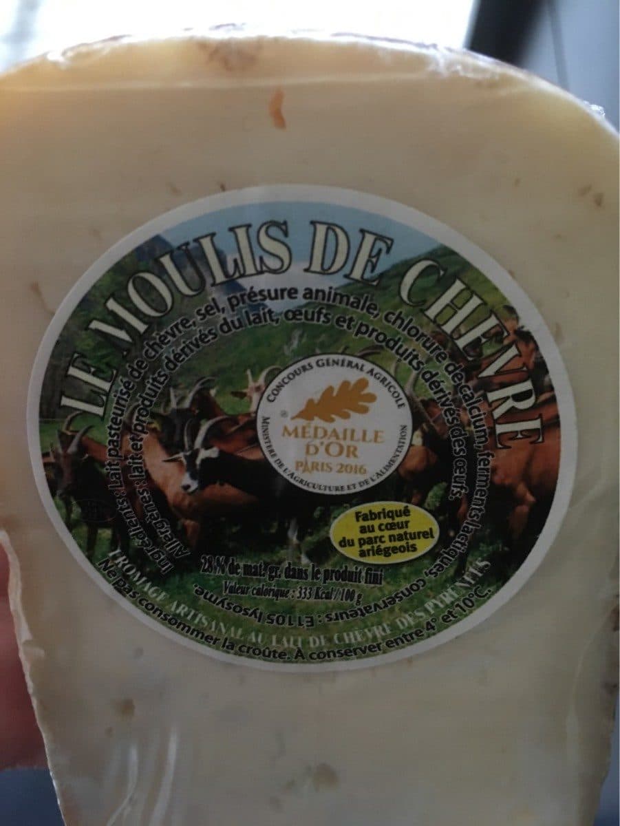 Open Food Facts Tomme de chèvre packshot
