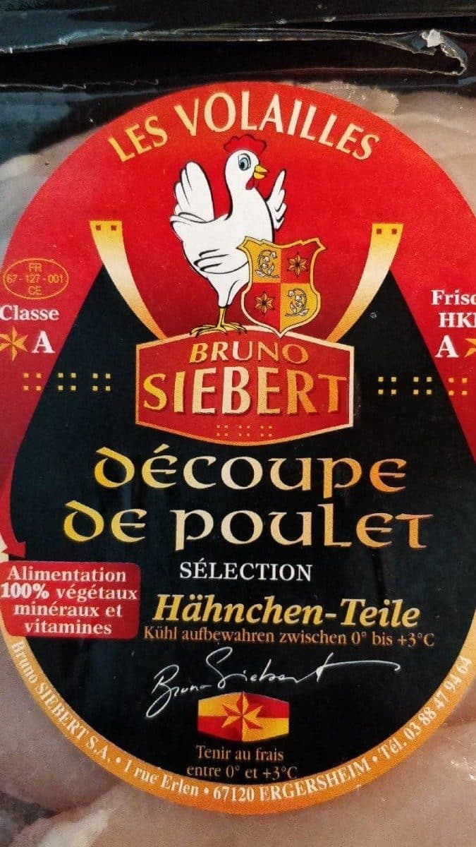 Open Food Facts Decoupe de poulet packshot