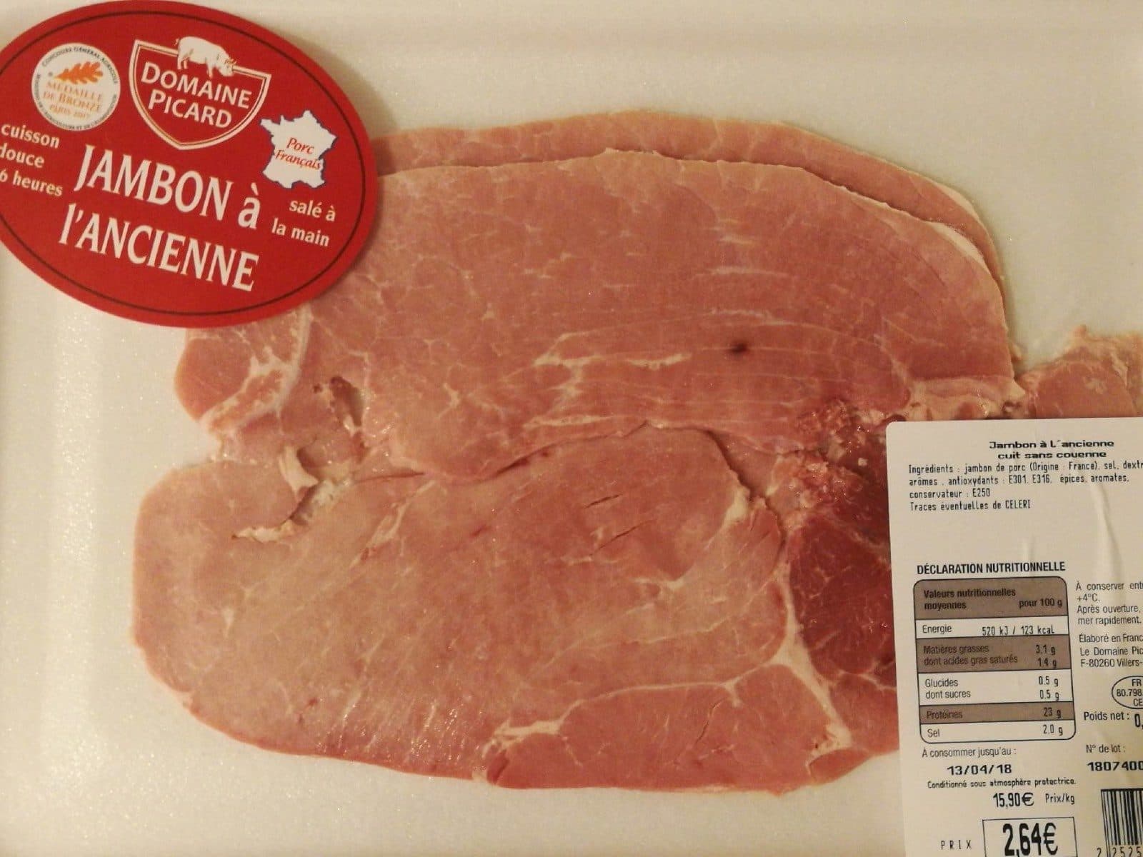 Open Food Facts Jambon à l'ancienne packshot
