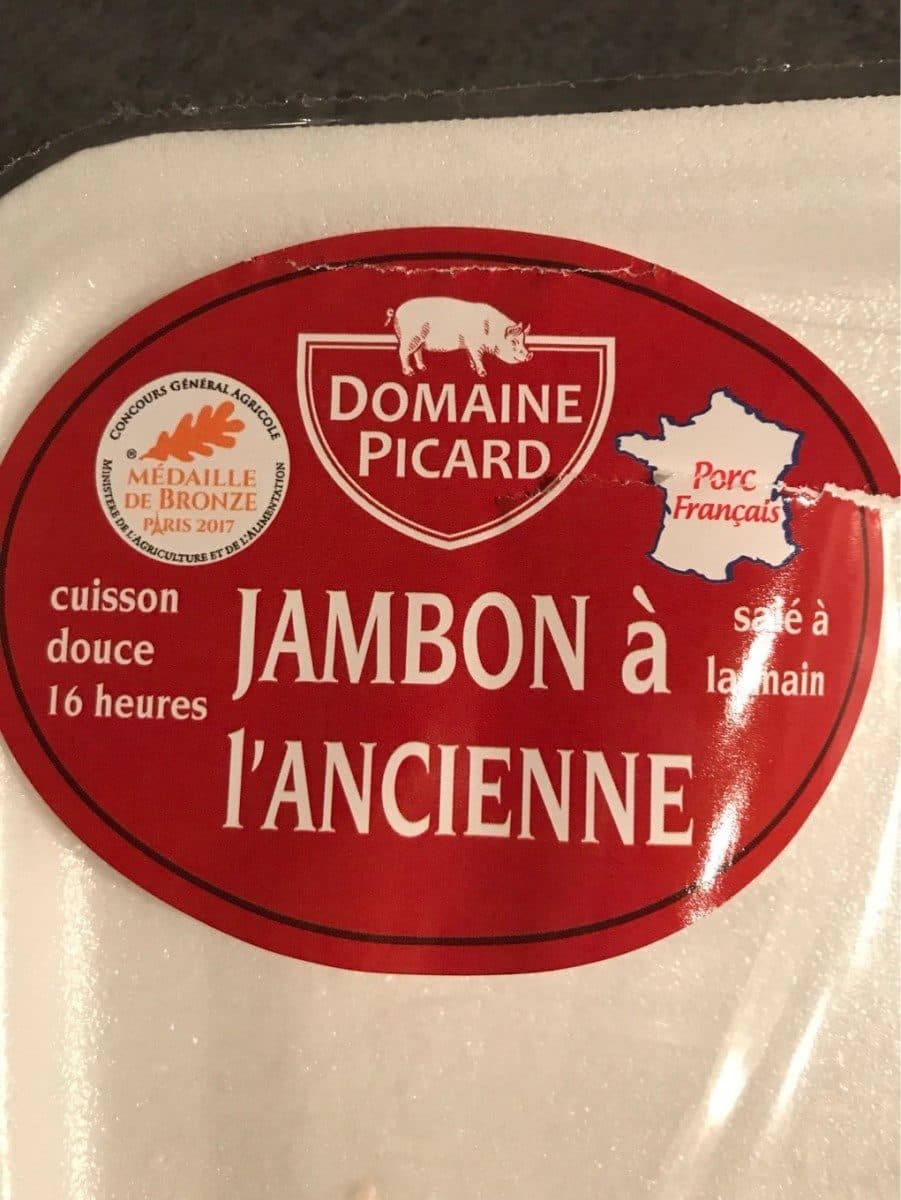 Domaine Picard Jambon à l'ancienne packshot