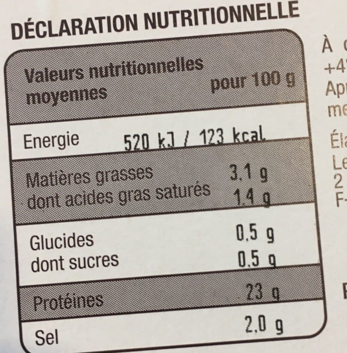 Open Food Facts Jambon a l'ancienne cuit sans couenne packshot
