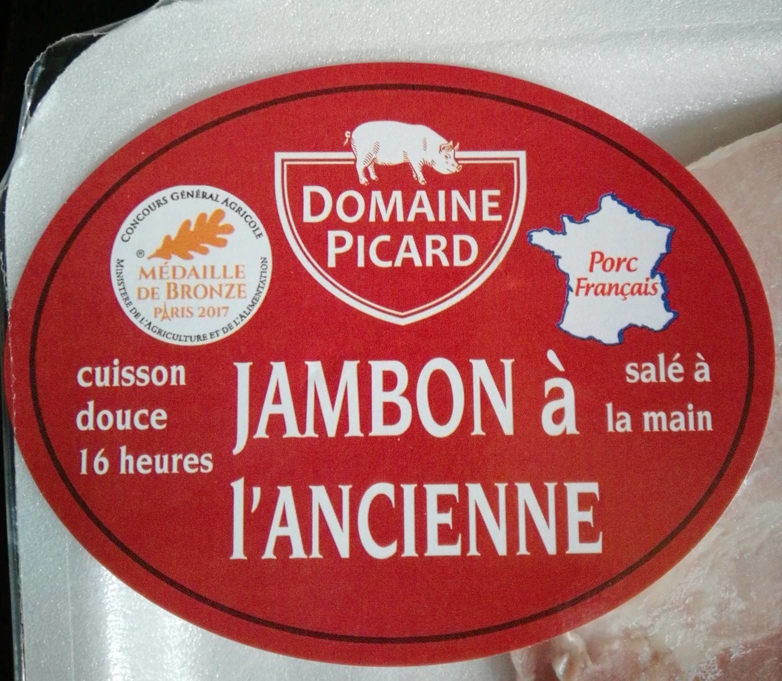 Domaine Picard Jambon a l'ancienne packshot