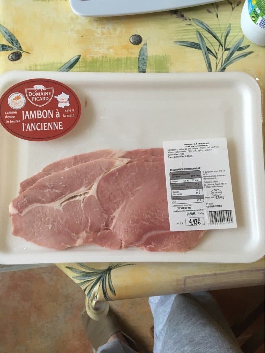 Open Food Facts Jambon a l ancienne packshot
