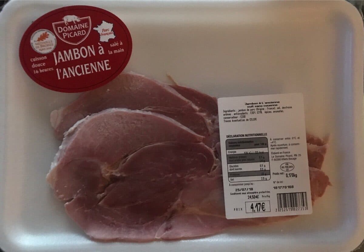 Domaine Picard Jambon à l'ancienne packshot