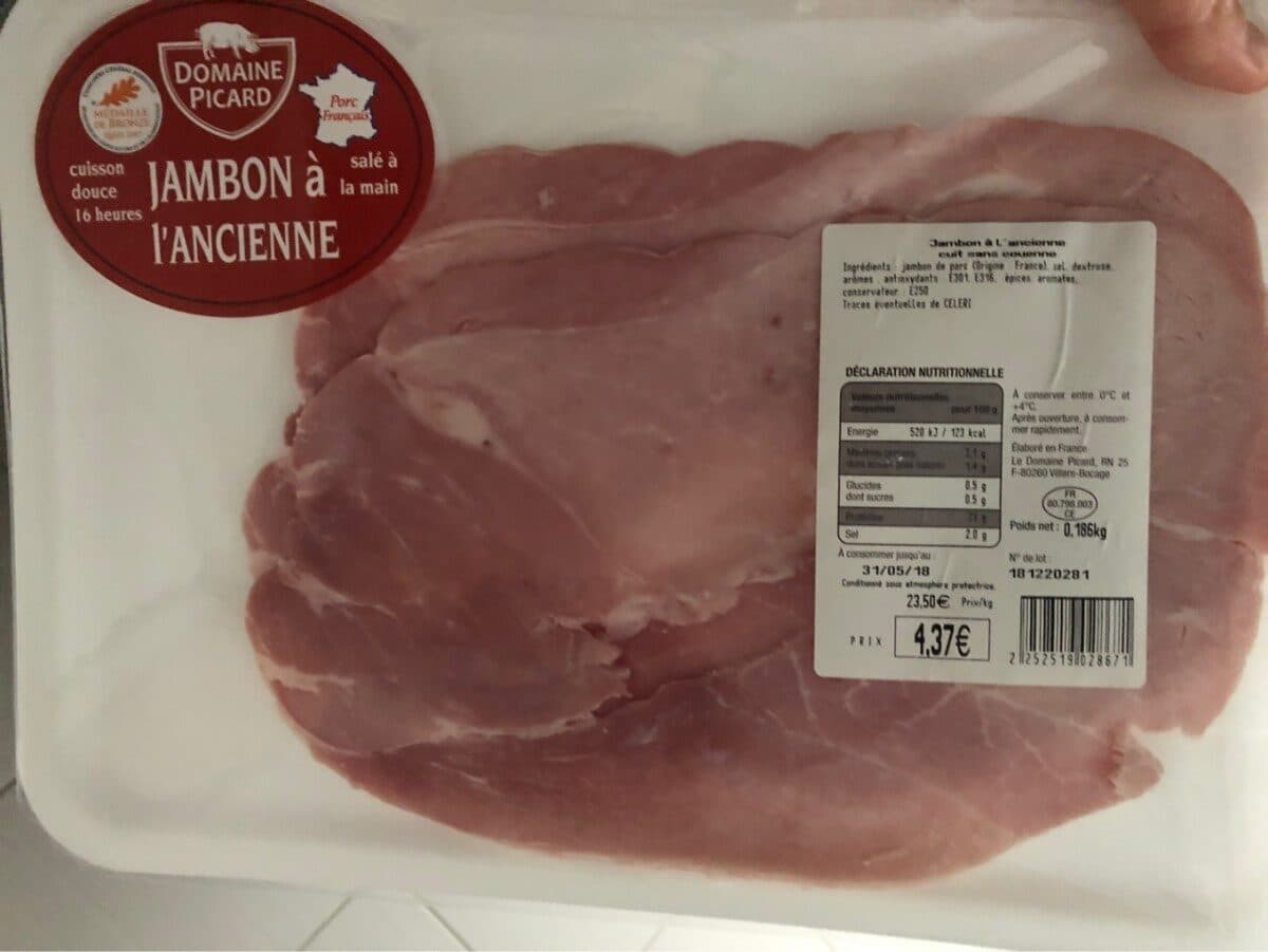 Open Food Facts Jambon a l'ancienne packshot