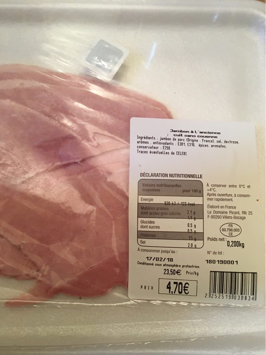 Domaine Picard Jambon à l’ancienne packshot