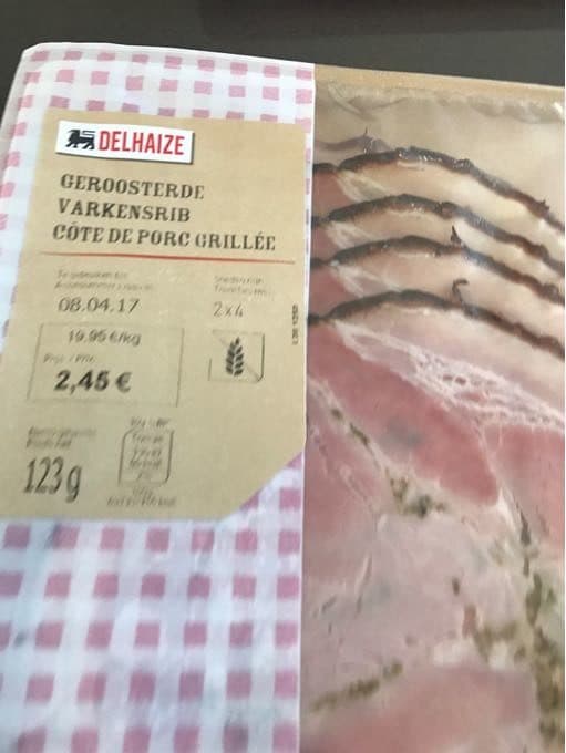 Delhaize Cote De Porc Grillee packshot