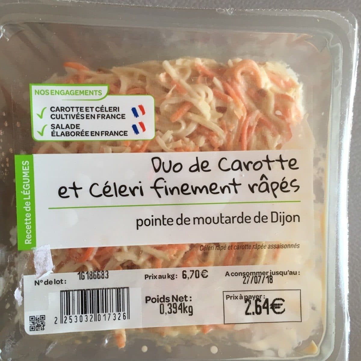 Open Food Facts Duo de carotte et celeri packshot