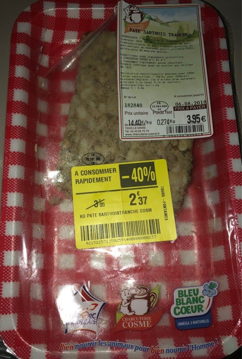 Open Food Facts Pate sarthois tranche packshot