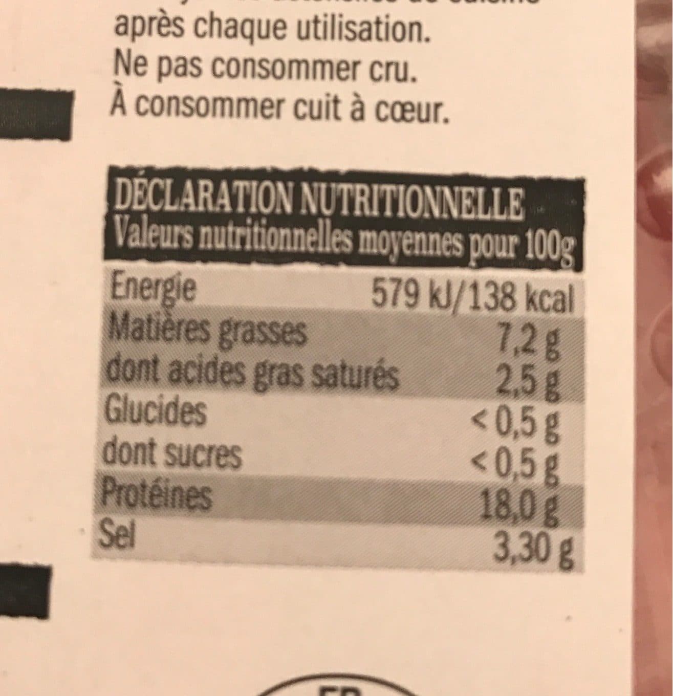 L'etal Du Boucher Jarret avant de porc demi-sel packshot