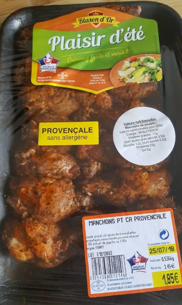 Open Food Facts Plaisir d'été packshot