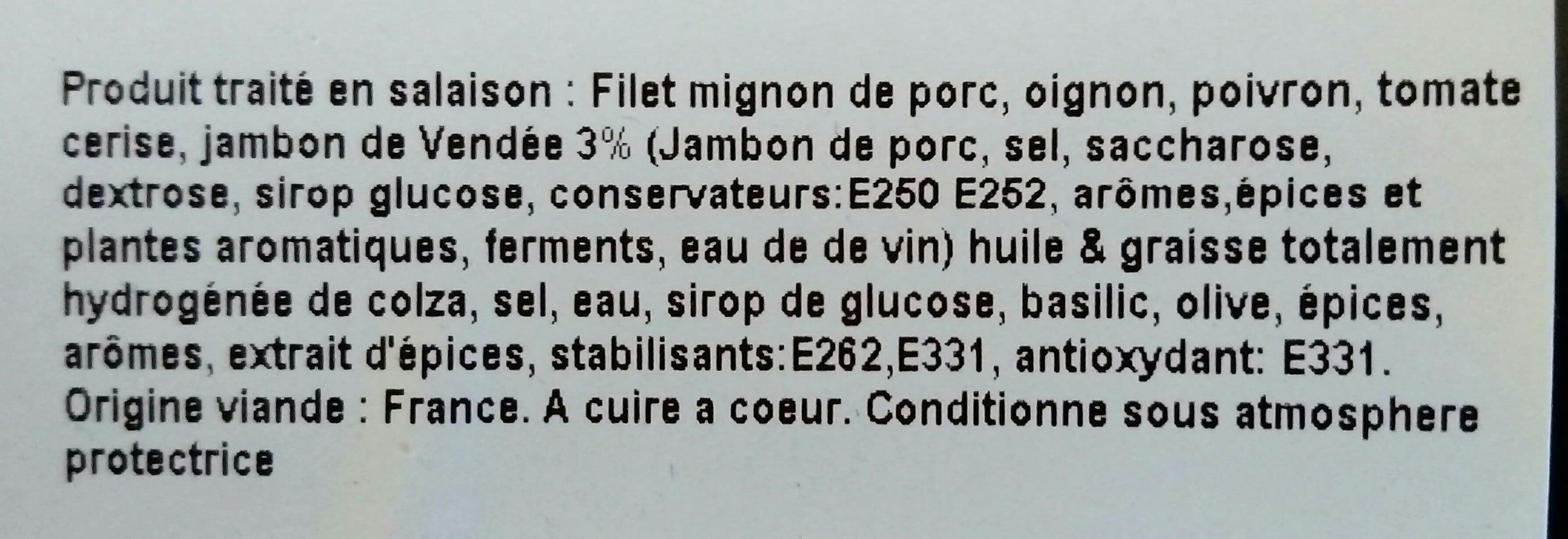 Open Food Facts Brochette vendéenne packshot