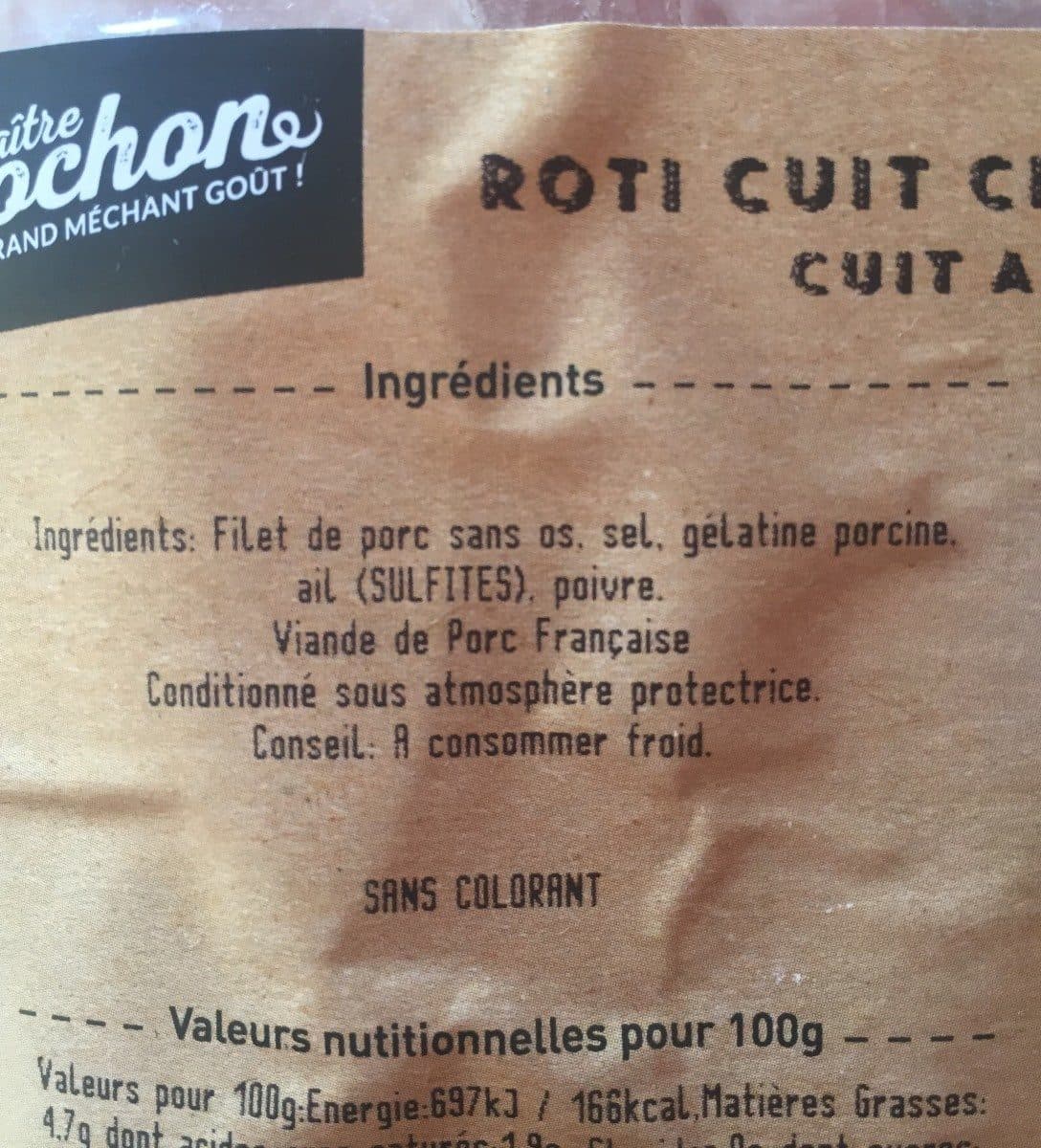 Open Food Facts Roti cuit charentais packshot