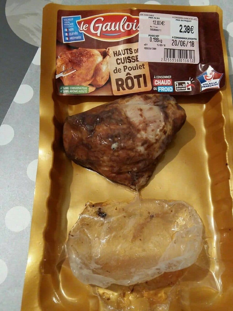 Le Gaulois Hauts De cuisse de poulet rôti packshot